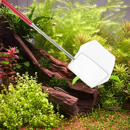 Cabilock Mini Telescopic Shrimp Net for Aquarium Small Fine Mesh Fish Net with Extendable Handle for Fish Tank Maintenance and Shrimp Catching