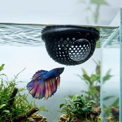 salbsever 2 Pcs Betta Hammock for Aquarium, Betta Bed Shrimp Shelter 3D Printed Beta Hammock Safe Resting Spot for Beta Fish, Shrimp and Small Fish