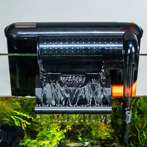 Aquarium Filter Baffle, Fish Tank Accessory, Helps Maintain a Calm Water Surface and Slow Down Water Flow, Fish Tank Filter Flow Controller, Suitable for Most Hang-On-Back Filters. (14 CM) - size: 14 CM