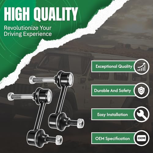 2PCS Rear Stabilizer Sway Bar End Links for Ford 2009 2010 2011 2012 Escape, for Mazda 2009 2010 2011 Tribute, for Mercury 2009 2010 2011 Mariner, 2004 Monterey #OE K750571 - size: K750571-2PC