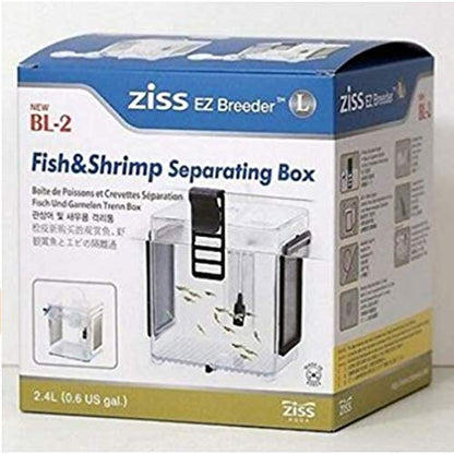 ZISS BL-2 EZ Breeder Fish & Shrimp Separating Box Aquarium Breeding Hatchery Box 2.4L Large Size