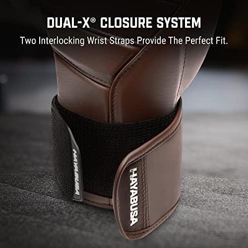 Hayabusa T3 Kanpeki Leather Boxing Gloves - color: Walnut Brown, size: 14oz