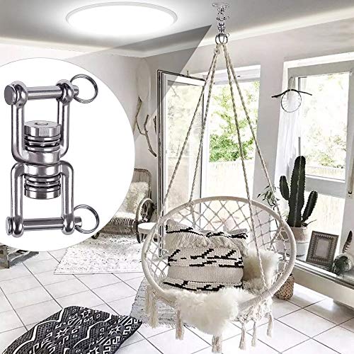 BeneLabel 360 Swing Swivel with Bearing Double Ended Swivel Eye Hook - color: Double Opening(1 Pack)