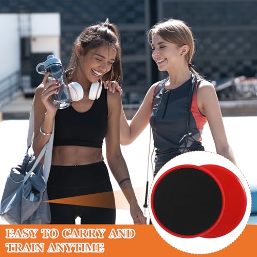 24 Pcs Core Sliders Bulk Exercise Glider Discs Gifts for Group Training Classes Fitness Slider Workout Dual Sided AB Pads for Gym, Home, Yoga, Pilates, Strengthen Abdomen, Burn Fat, Improve Balance