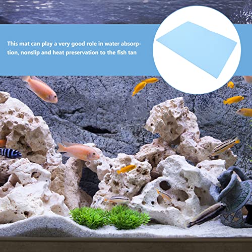 Toddmomy Shockproof Aquarium Pad Nonslip Fish Tank Bottom Mat Thick and Lightweight for Home Aquarium and Reptile Terrariums