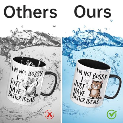 12 PCS UV DTF Cup Wrap Stickers, Funny Cat Sarcastic Quotes Rub on Transfers for Crafts, Permanent DIY Transfer Decals for 16oz Libbey Glass Cans, Mugs, Candles, Easy to Apply Art Stickers - style: Funny Cat Sarcastic Quotes