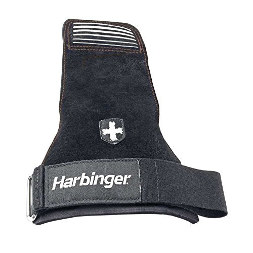 Harbinger Lifting Grips, Black - size: Medium-Large