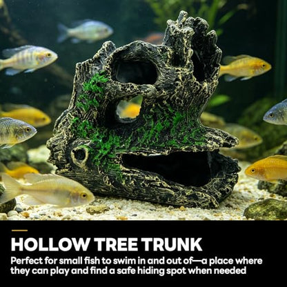 Aquarium Driftwood–Lightweight Fish Tank Decoration, Betta Fish Hideout Cave Turtle Reptile Hideout, Ornaments for Freshwater Tanks