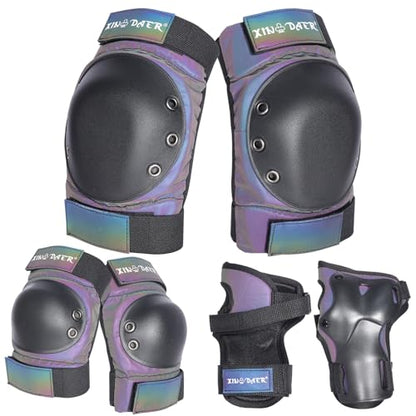 Skating Protective Gear Adult, Knee Pads for Women/Men /Youth, Skate Pads Adult Knee and Elbow Pads with Wrist Guards for Roller Skating, Skateboard, Skateboarding and Scooter