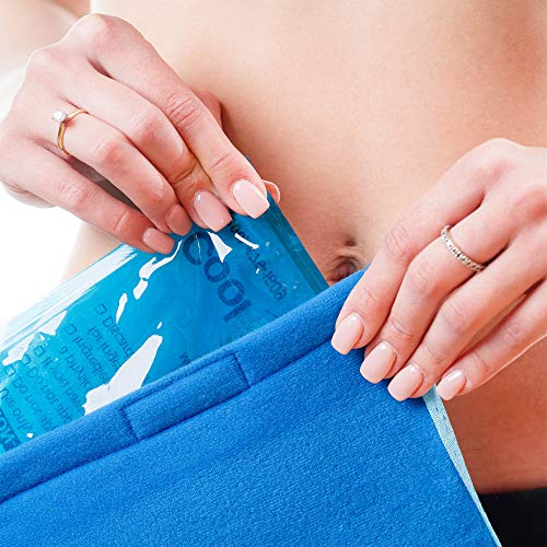 Soft Gel Hip Ice Wrap - size: 11x12 Inch (Pack of 1)