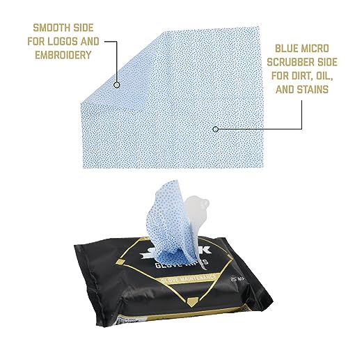 SSK Baseball Glove Wipes - Glove Maintenance Leather Cleaner - style: 25 Wipes - 1 Pack