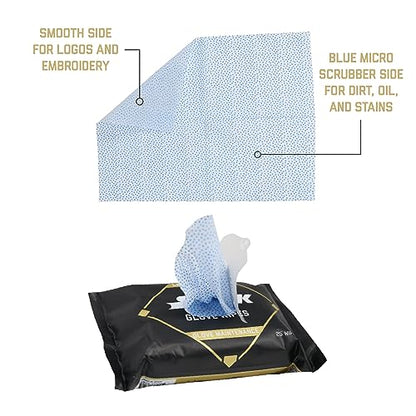 SSK Baseball Glove Wipes - Glove Maintenance Leather Cleaner - style: 50 Wipes - 2 Packs
