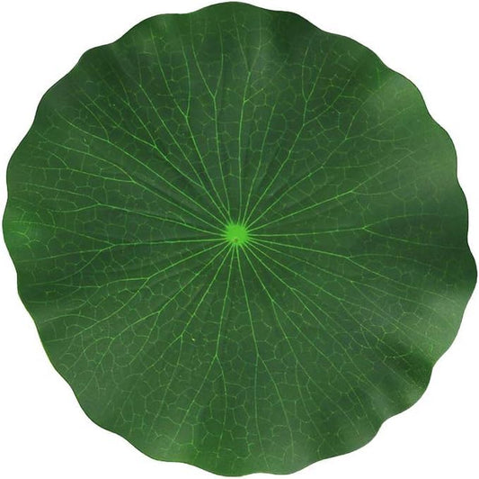 2Pcs 28cm Lily Pads for Ponds, Artificial Floating Lotus Leaves Fake Foliage Plant Garden Pond Pool Decor Artificial Plants and Flowers