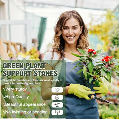 5 Pack Stackable Plant Support Stakes, Stackable Monstera Plant Support Stakes for Indoor Outdoor Plants, Stem Holder Structures Frame, Plant Sticks for Vine Training Stem Stabilization