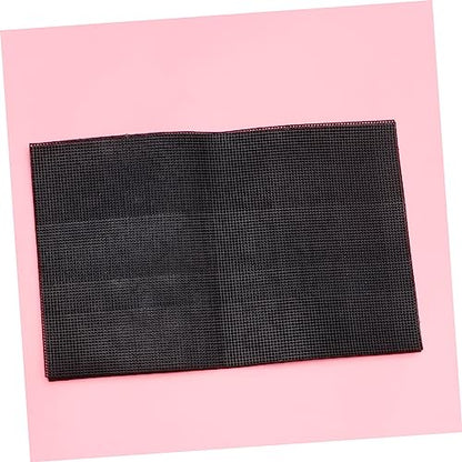 BESPORTBLE 5PCS Cuttable Plastic Mesh Grid for DIY Projects Durable Handmade Mesh Multi Purpose Square for Fish Tanks Crafting and Home Use Black - color: Black