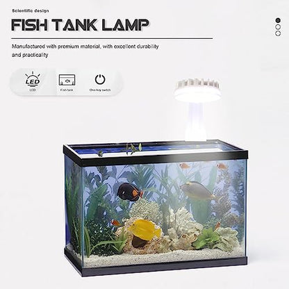 POPETPOP Professional Fish Tank Clip Light for Aquatic Plants Convenient Led Aquarium Lighting and for Ornamental Fish Tanks