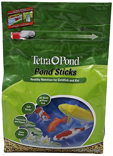 TetraPond Pond Sticks, Healthy Nutrition for Goldfish and Koi - size: 1 Pound (Pack of 1)