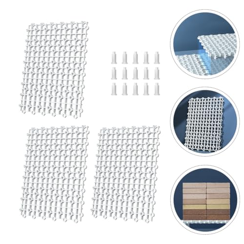 BESPORTBLE 1set Aquarium Bottom Divider Board Plastic Fish Tank Isolation Grid for Breeding and Separation Support Columns