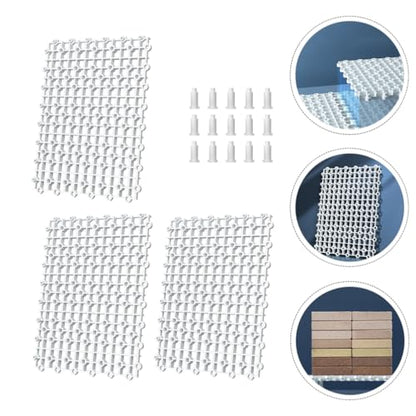 BESPORTBLE 1set Aquarium Bottom Divider Board Plastic Fish Tank Isolation Grid for Breeding and Separation Support Columns