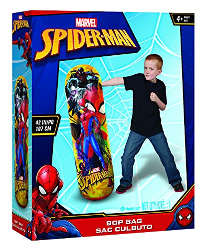Hedstrom Spiderman Bop Bag Inflatable Punching Bag, 42 Inch - color: Spiderman Style 1, size: 42" Bop Bag