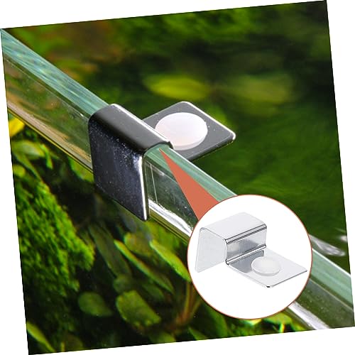 Quick Assembly Aquarium Clips Fish Tank Glass Cover Bracket Stainless Steel Support Holders 10mm for Easy Water Change