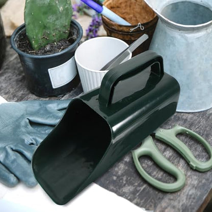 2pcs Aquarium Sediment Cleaning Shovel Bucket, Multifunctional Fish Tank Soil Scooper with Drainage Holes, Handheld Mud and Gravel Scooping Tool for Aquarium Plant Care