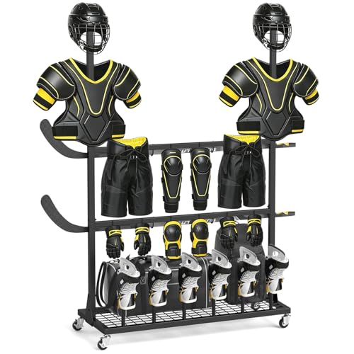 ikkle Large‑Capacity Hockey &Lacrosse Gear Drying Rack.