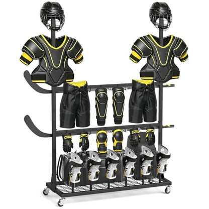 ikkle Large‑Capacity Hockey &Lacrosse Gear Drying Rack.