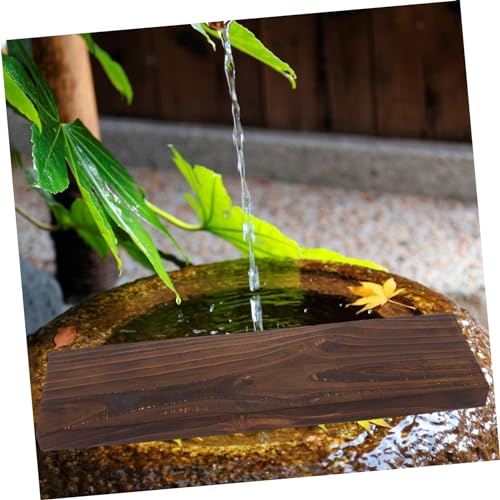 Cabilock Natural Wood Board Aquarium Decor Charred Wood Prop for Fish Tank Decoration Safe for Versatile Miniature Landscape Accent Aquatic Environment