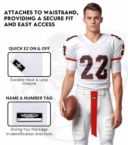 Exxact Sports Streamer White Football Towel with Hook & Loop (White) - color: White