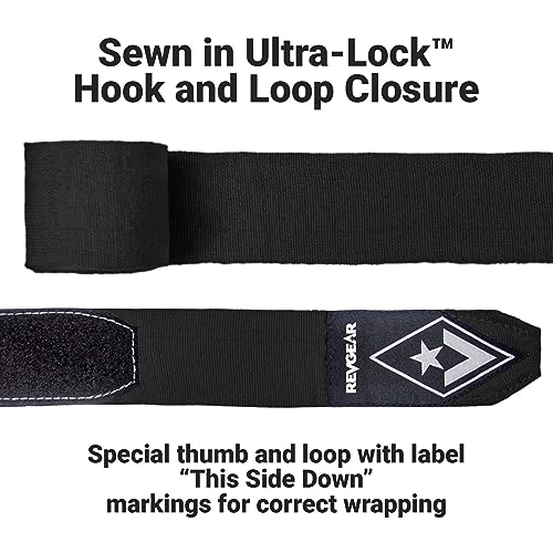 Revgear 2-Inch Wide Elastic Hand Wrap - color: Black