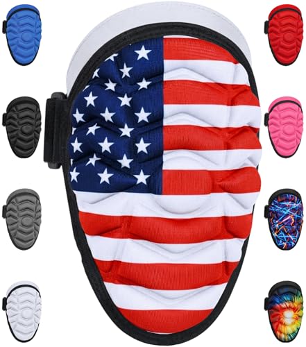 Exxact Sports Defender Baseball Elbow Guard - color: USA Flag, size: Adult (Small - Medium)