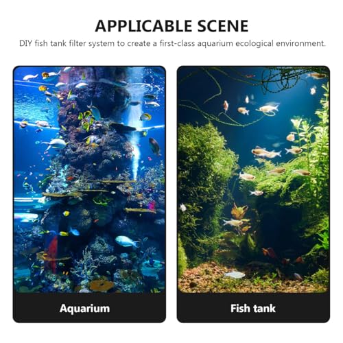 VANZACK 5 Pack Aquarium Filtering Plates 5.70X5.70X0.98In Fish Tank Bottom Filter Plate Divider Board Grid for Undergravel Filter System