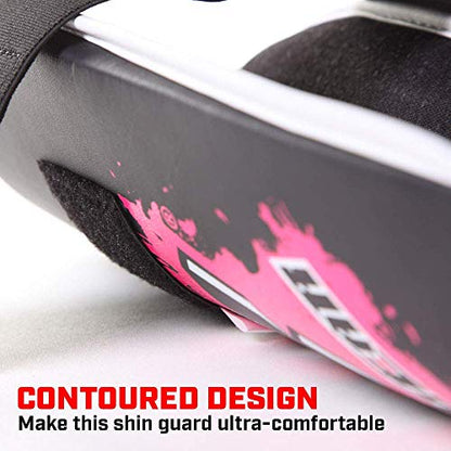 Revgear Kids Combat Series Shin Guards | High Performance Foam Padding | Durable and Lightweight - color: Pink, size: Small