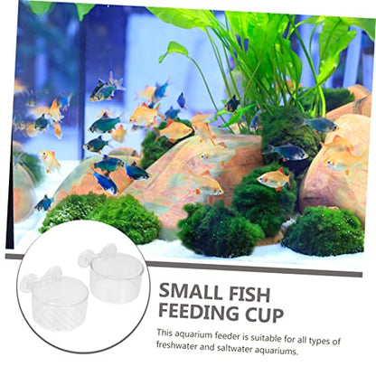 BESPORTBLE 2pcs Fish Food Feeders for Small Fish Red Worm Holders Aquarium Feeding Supplies