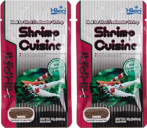 Hikari Tropical Shrimp Cuisine Fish Food, 0.35 oz (10g) | Pack of 2
