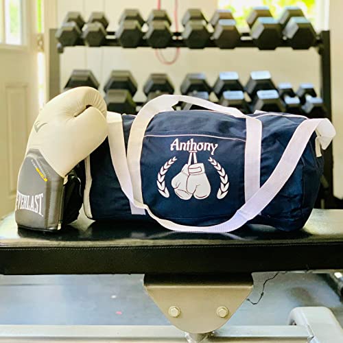 Personalized Sport/Gym Roll Duffel Bag - Fitness & Weight Training - color: Navy, style: Fitness / Weight Training