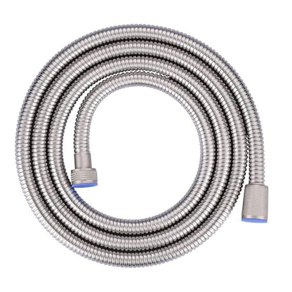 Brushed Nickel Finished Shower Hose, 79 Inch SUS 304 Stainless Steel Extra Long Shower Head Hose Replacement for Pet Bathroom Cleaning - color: Brushed Nickel, size: 79inch