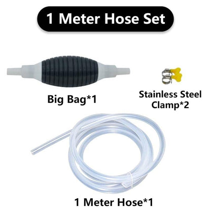 Multifunction Liquid Sucker Pump, 2024 New Manual Fuel Transfer Pump Portable Siphon Pump for Gas Gasoline Oil Fuel Petrol Diesel Fluid Water Fish Tank (3.3ft) - size: 3.3ft