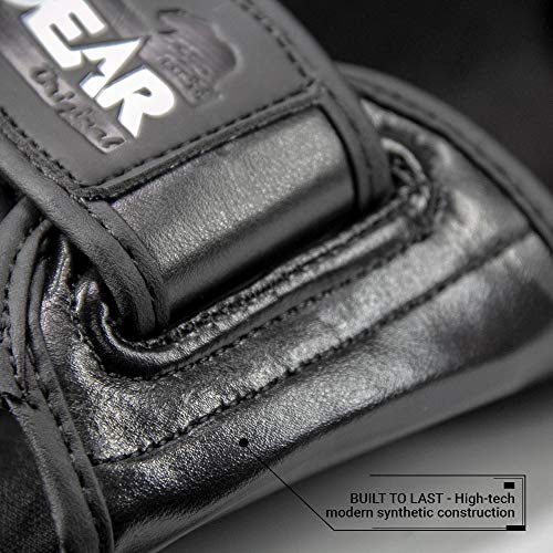 Revgear Pinnacle Shin Guard, Durable/Lightweight for Any Level Martial Arts - color: Black/Black, size: X-Large