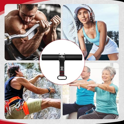 FitBeast Forearm Exerciser Wrist Roller Forearm Trainer - color: Black