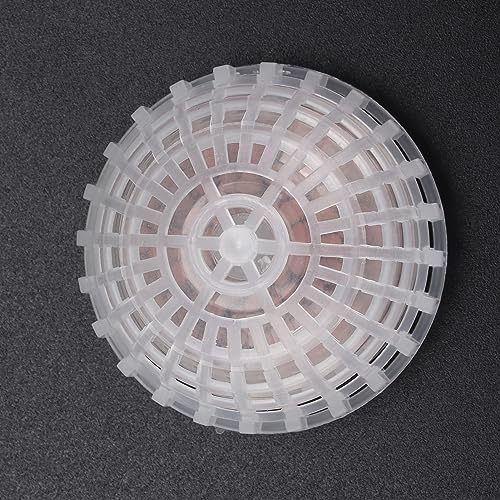 Aquarium Moss Ball Holder, Transparent Plastic Fish Tank Accessory, 5x3.5cm - Mineral Releasing, Easy Installation, Ideal for Shrimp Breeding and Hiding