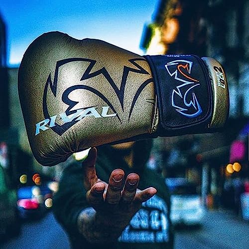 RIVAL Boxing RS11V Evolution Sparring Gloves, Extra-Thick 2” Padding, V-Strap Wrist Lock 2 System, Large Hand Compartment, and 15 Degree Angle Cuff - color: Red, size: 16 oz.
