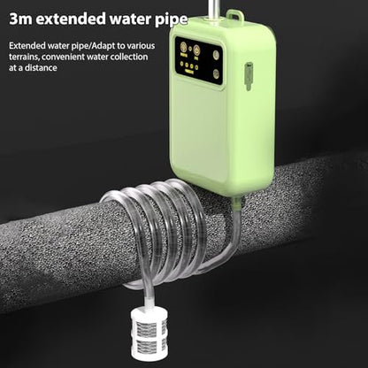 Portable Oxygen Pump, Smart Sensor Water Aerator with 2500mAh Battery, Fishing Pump for Aeration, Water Transfer Night Lighting for Buckets Aquarium Camping Trips
