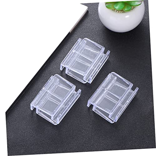 Abaodam 10Pcs Transparent Fish Tank Cover Bracket Durable Plastic Aquarium Support for Tanks for Tropical Fish Aquariums and Home Decor