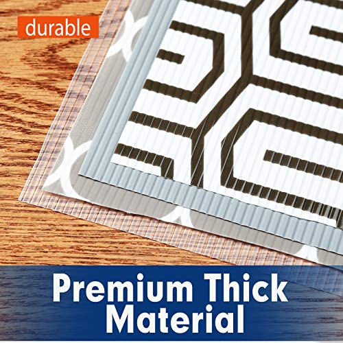 Shelf Liner, Drawer Liner, 12 x 120 Inches Cabinet Liner for Kitchen Cabinets Non-Adhesive Shelf Liners, Waterproof Shelf Paper with Non-Slip, Durable Liners, Clear - color: Clear, size: 12"W x 120"L