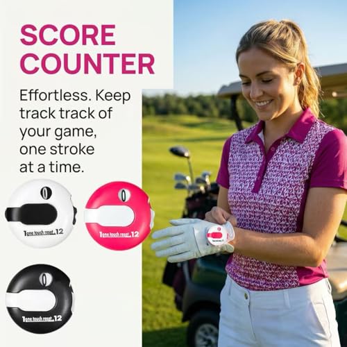 Golf Stroke Counter 1.2 Inch with Touch Reset
