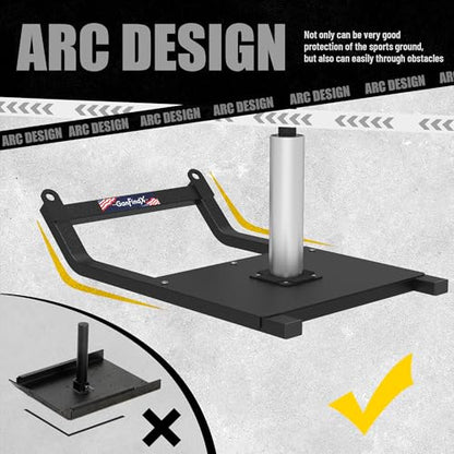 GanFindX Workout Weight Sled for Speed & Athletic Strength Training - color: Gray