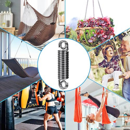 SELEWARE Heavy Duty Heavy Bag Spring for Punching Bags up to 300 lbs - color: Silver-1 Pcs Straight Spring Only
