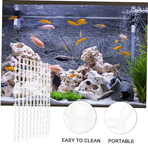 2pcs Aquarium Gravel Board Dividers Transparent Professional Tank Separator Easy to Install Splicing Isolation Panels for Freshwater and Fish Tanks - color: Transparent